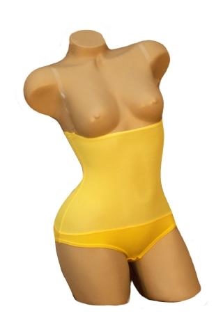Underbust with straps - Yellow