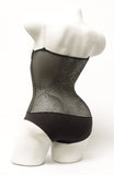 Underbust with Straps - Floral Indigo