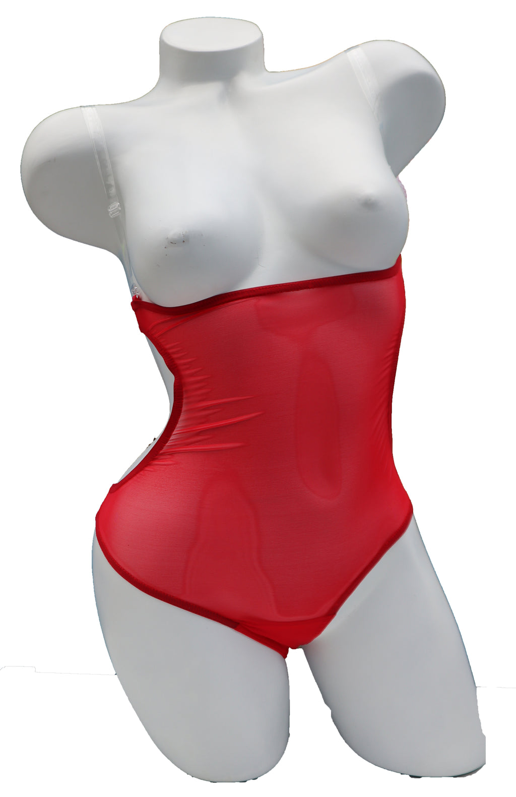 Cutaway Cover with Straps - Red
