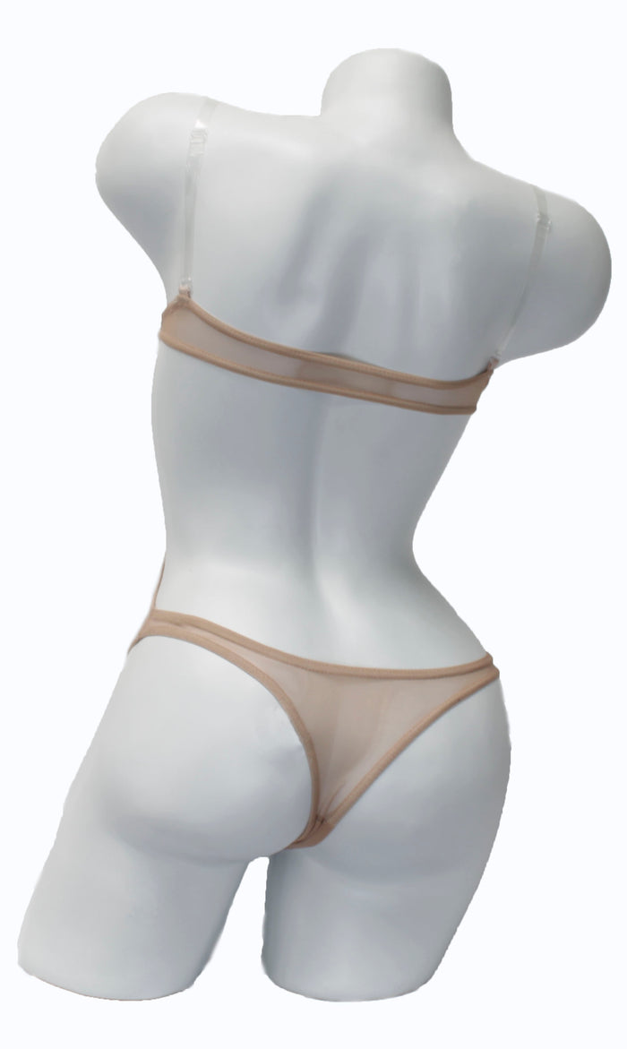 Cutaway Cover with Straps - Classic Nude