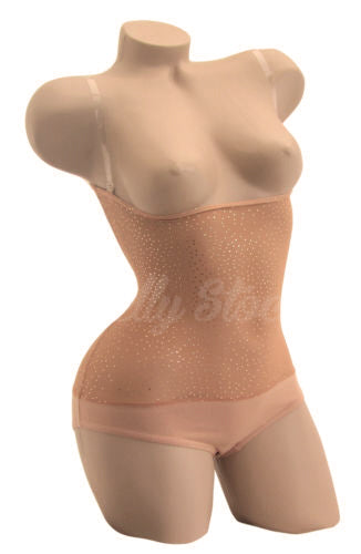 Underbust with straps - Toffee Gold Sparkle