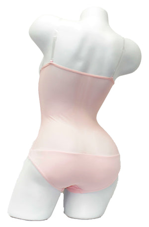 Underbust with straps - Pale Pink