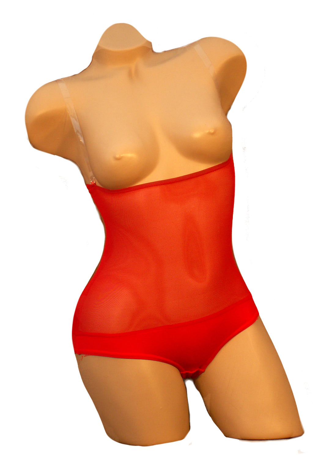 Underbust with straps - Red