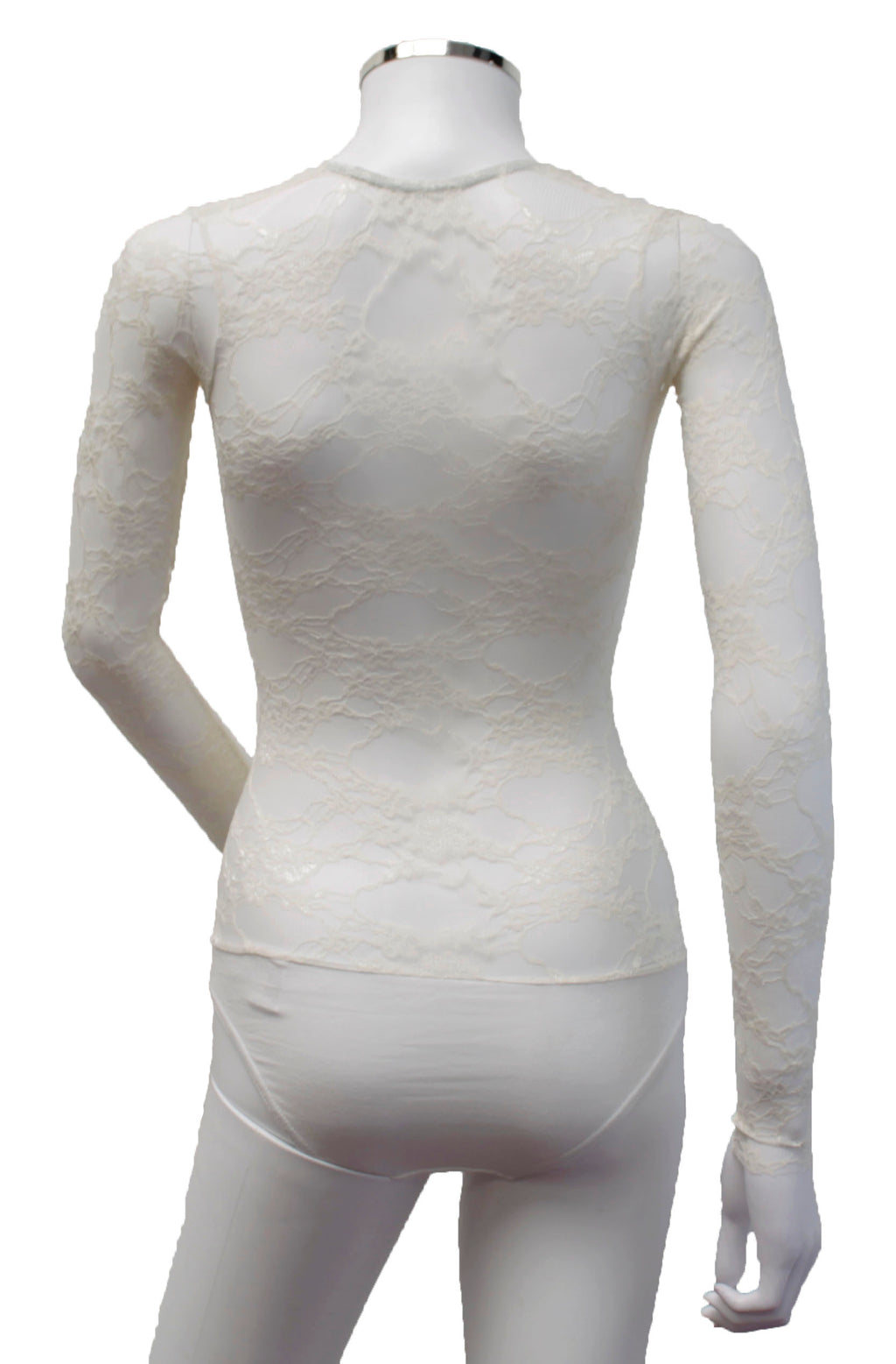 Underbust with Sleeves - Ivory Lace