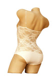 Underbust with straps - Ivory Lace