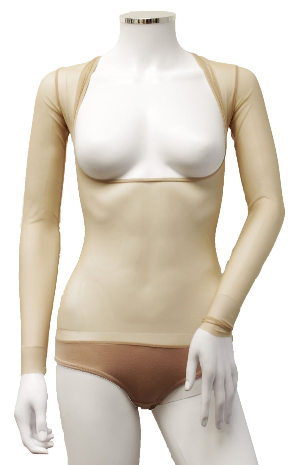 Underbust with Sleeves - Classic Nude