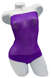 Overbust with Straps - Purple