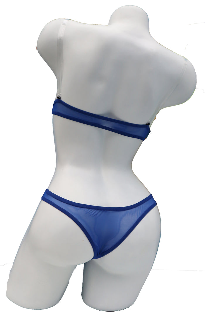 Cutaway Cover with Straps - Royal Blue