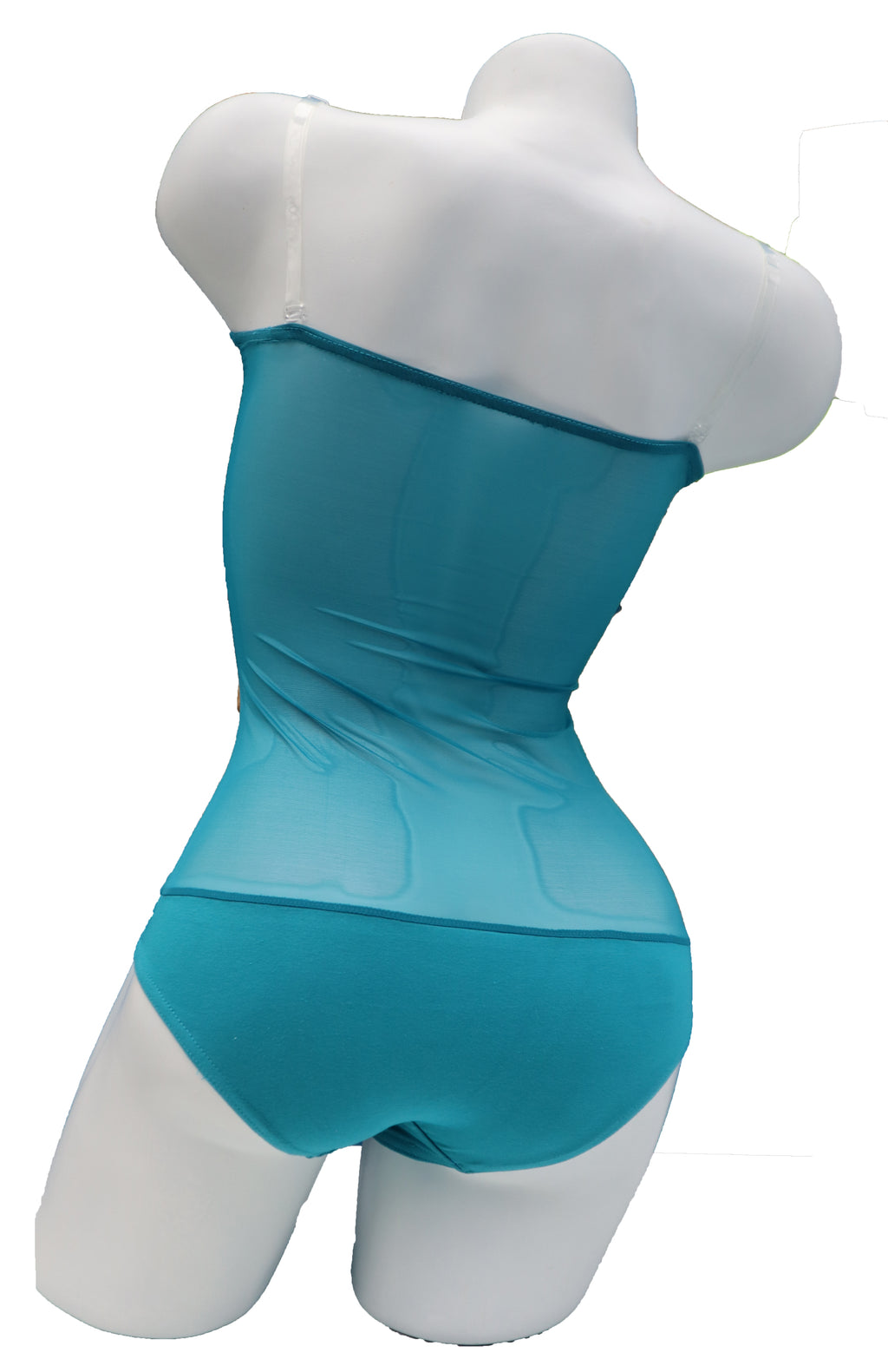 Overbust with Straps - Turquoise