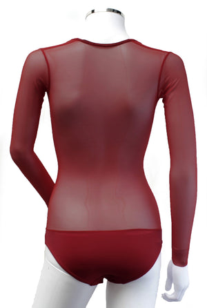 Underbust with Sleeves - Wine